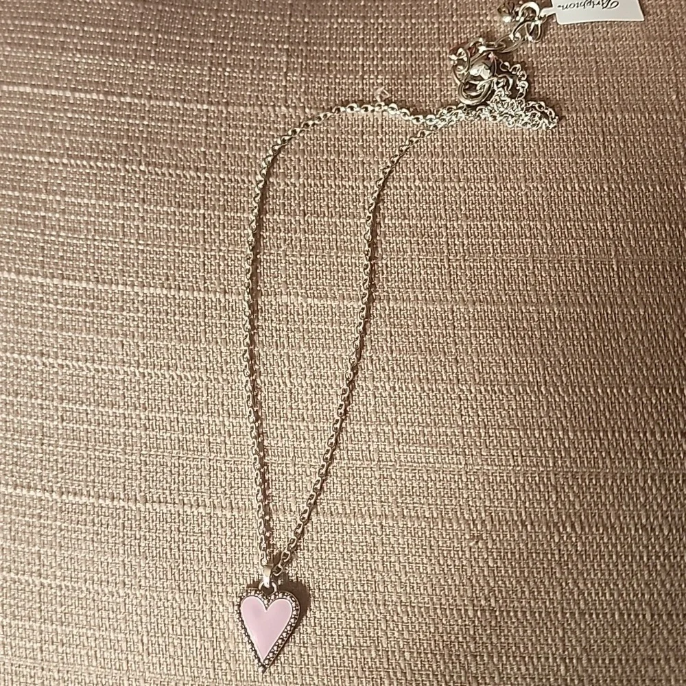 New Brighton Dazzling Love Petite Heart Necklace in Blush, NWT - Picture 5 of 8